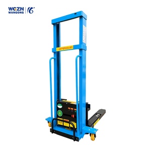 Apilador Hidráulico Manual WGZN <span class=keywords><strong>de</strong></span> 1 y 2 Toneladas, 1.6m 3m, Tipo C, Montacargas <span class=keywords><strong>de</strong></span> Acero Resistente - Product Image 1