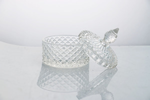 Boîte de rangement pour bonbons en verre romain décorée de bougies aromatiques, boîte de rangement pour bijoux en verre romain - Product Image 3
