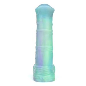 YOCY Fermer Tête Lumineux Silicone Cock Sleeves Sex Toys avec Testicule Manches Doux Pénis Plus Fort Extender Dick Cover pour Hommes - Product Image 3