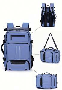 Large Capacity Travel <b>Backpack</b> Business Laptop <b>Backpack</b> Overnight Duffel Bag Daypack <b>with</b> Shoes <b>Compartment</b> - Product Image 4