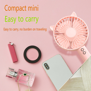 Portable Handheld Water Mist Fan USB Powered Plastic Three-Speed for Household Car <b>Outdoor</b> Use - Product Image 5
