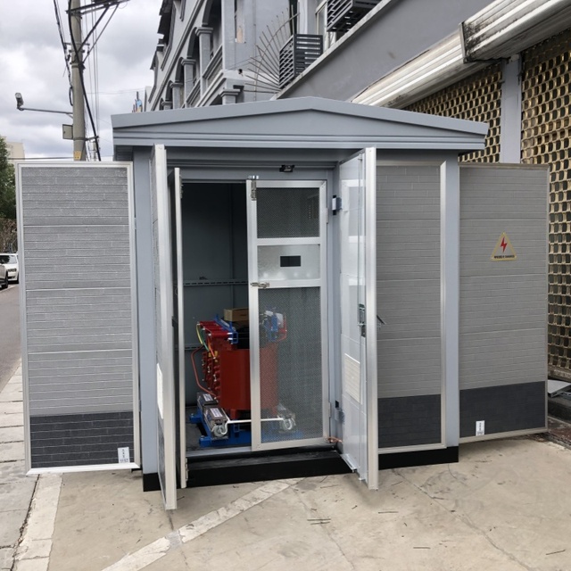 YBW Compact Smart Power Distribution Equipment Durable Galvanized Steel Distribution Box 12kV IP53 Efficient Substation