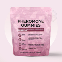 Bonbons à la phéromone pour améliorer la densité osseuse, la croissance des cheveux et la santé intestinale - 60 unités, formule sans sucre pour adultes