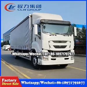 Precio de fábrica ISUZU GIGA <span class=keywords><strong>FVR</strong></span> 4X2 Puerta lateral Cortina abierta Van Truck para la <span class=keywords><strong>venta</strong></span> - Product Image 3