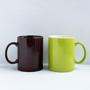 Nordic Style Ceramic <b>Mug</b> 11Oz Solid Color Business Gift Cup - Product Image 4