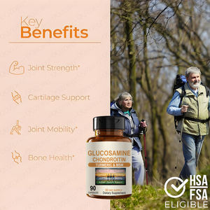 Glukozamin kondroitin MSM ve zerdeçal takviyesi ile Boswellia & Glucosamine Sulfate 1500 mg kıkırdak ve eklem sağlığı için - Product Image 3