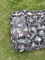Matelas de camping gonflable moderne, léger et épais, de taille individuelle (6,5 pieds), avec pompe à pied intégrée, pour hôtel, voyage, tente, randonnée