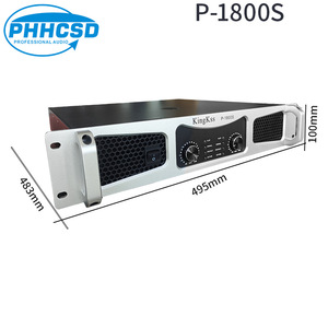 Amplificador de Potencia de Alta Fidelidad de 30,000W y <span class=keywords><strong>2</strong></span>.1 Canales para Altavoces de Techo, Sistema de Transmisión, Modelo P-1800S - Product Image 5