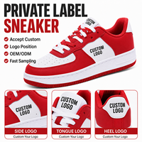Zapatillas deportivas de malla con cordones y logotipo personalizado, zapatos casuales blancos, marca privada, zapatillas de moda para tenis, caminar y streetwear.