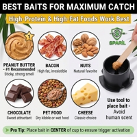 Piège à rats XXL 21 cm - Pièges à impact professionnels pour grands rats |   Réutilisable, sans produits toxiques |   Pour la maison, le garage, le grange, l'entrepôt