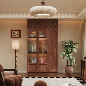 <span class=keywords><strong>Armoire</strong></span> autoportante en acier imitation bois à <span class=keywords><strong>4</strong></span> <span class=keywords><strong>portes</strong></span> avec tringle de suspension et étagères de rangement pour la maison - Product Image 1