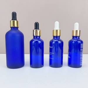 Flacons compte-gouttes en verre givré noir de haute qualité, 5/10/15/20/30/50/100 ml, flacons compte-gouttes pour huile noir mat - Product Image 3