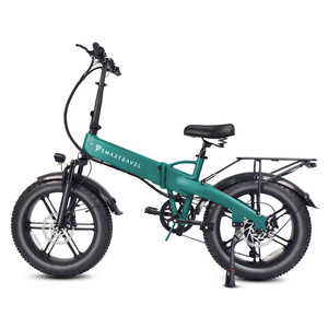 Vélo électrique pliable à pneus larges de 20 pouces, 7 vitesses, moteur sans balais, batterie au lithium 48V 15Ah, couple élevé, portable, pour adultes, tout-terrain, neige, plage - Product Image 4