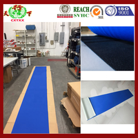 Tapis de coureurs de sol en néoprène pour déplacer le rouleau de revêtement de sol en caoutchouc caoutchouté anti-dérapant