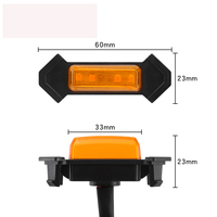 Juego de 4 Luces LED Universales para Parrilla de Coche, Nuevas Luces de Circulación Diurna y Antiniebla con Luces Amarillas/Ámbar y Arnés de Cables