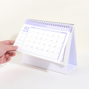 Bán buôn lịch để bàn hàng ngày kiểu mới 2026, trang trí nhà cửa văn phòng, có đồng hồ giấy, lịch để bàn lật tháng tùy chỉnh - Product Image 4