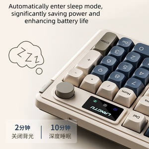 LangTu L98 Three-mode BT Wired Wireless Keyboard High Appearance Quality keyboard Gaming Office Silent Film Key Pad in stock - Product Image 3