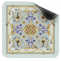 Tapis de table moderne européen et américain, silencieux, imperméable, antidérapant, motif golf, plantes, chevaux, jeu de mahjong