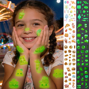 <span class=keywords><strong>รอย</strong></span><span class=keywords><strong>สัก</strong></span>ชั่วคราวกันน้ำเรืองแสงสำหรับเด็ก สติ๊กเกอร์ติดตัวแขนเรืองแสงในที่มืด ขายดี - Product Image 2