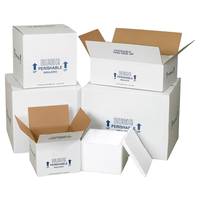 Boîte d'emballage isotherme personnalisée pour la chaîne du froid, boîte de transport isotherme en polystyrène pour aliments congelés