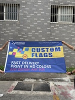 Drapeaux personnalisés avec logo, impression numérique, drapeaux de 3x5 pieds, 100% polyester, drapeaux pour événements sportifs et célébrations de festivals