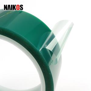 Cinta de PET verde adhesiva sensible a la presión de silicona para enmascarar industrial - Product Image 2