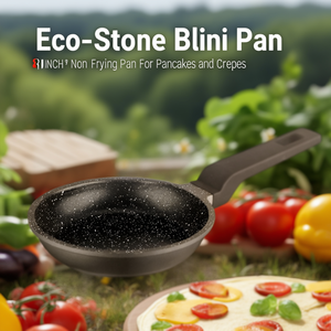 Eco-Stone Blini Pan 8 pollici, padella antiaderente per pancake e crêpe - Product Image 3