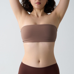SK1231 Women's Butter <strong>Bra</strong> Strapless One Piece High Elastic <strong>No</strong> Padded Slim <strong>Bra</strong> - Product Image 5