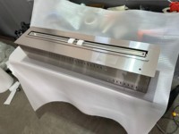 Cheminée bioélectrique Inno-Fire 48 pouces (1200 mm) avec insert pour téléviseur, fonctionnant au gel d'alcool