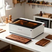 LaserPecker LX2 20W, découpeuse laser de bureau pour la gravure et la découpe du bois et de l'acrylique, et pour les applications de petites entreprises
