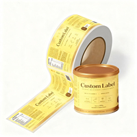 Etiquette personnalisée pour boîtes à thé Emballage en papier texturé auto-adhésif Autocollants d'estampage en feuille d'or métallique Impression d'étiquettes pour bocaux Chai