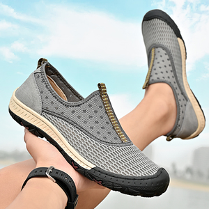 LOGO personalizzato In maglia Ready Stock superiore traspirante uomo Cool estate <span class=keywords><strong>sandali</strong></span> Casual scarpe da passeggio - Product Image 6