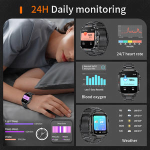 ساعة ذكية BW0908 مع مصباح يدوي للرجال والنساء، جهاز تتبع اللياقة البدنية، الرد على المكالمات، مراقبة الأكسجين في الدم، متوافق مع أندرويد وآيفون، إرسال البريد الإلكتروني - Product Image 5