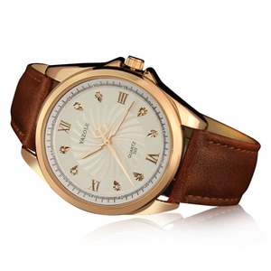 Yazole 325 고전적인 prc 남성 쿼츠 시계 좋은 정품 가죽 스트랩 방수 심플 캐주얼 시계 공장 - Product Image 5