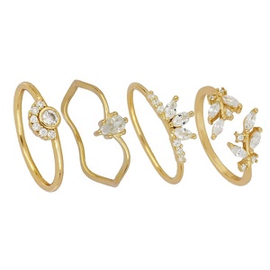 Gemnel de Plata de Ley 925 minimalista para mujer, joyería de zirconia de alta calidad, anillo de moda para chica - Product Image 1