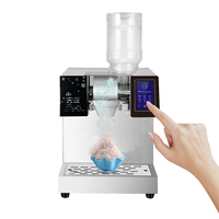 Machine à glace pilée commerciale Baiwin, machine à glace pilée Bingsu pour les boutiques de desserts, les cafés et les magasins de bubble tea