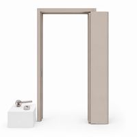 Porte intérieure pliante à 180 degrés la plus vendue, moderne, finition PET, porte composite pour chambre à coucher, salon et petit appartement