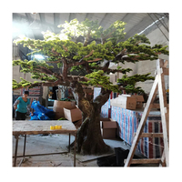 SUS 3M Arbre de pin artificiel en fibre de verre, écologique, léger, décoratif d'intérieur, durable, réaliste, plante naturelle