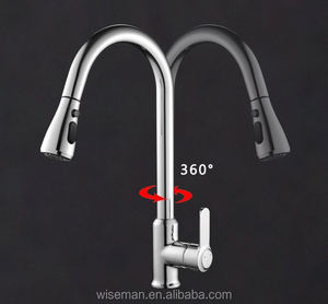 Grifo de Cocina Cromado de Estilo Clásico Antiguo con Monomando y Rociador Extraíble para Fregadero - Product Image 5