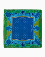 Tapis de jeu de Mahjong américain imprimé étoile de David Dove, antidérapant en caoutchouc, couverture carrée pour table de Mahjong