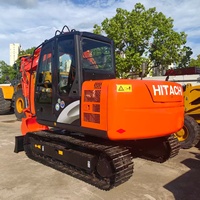 Mini-excavatrice Hitachi ZX70 d'occasion de 7 tonnes haute performance, prête à être expédiée, prix abordable, pour le monde entier
