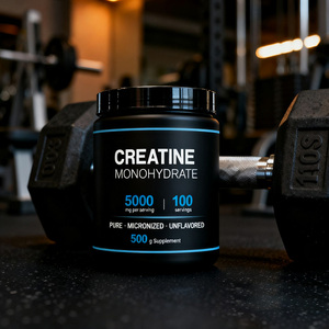 Créatine monohydrate en poudre de marque privée 500g Micronisée 99% Vitamines stimulant la croissance musculaire et l'énergie Complément sportif - Product Image 3