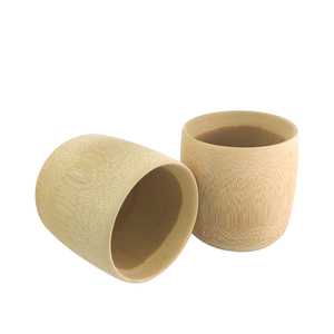 Taza de bambú orgánico Biodegradable, 100% Natural, para beber café, té, venta al por mayor - Product Image 6
