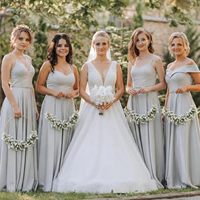 Karangan Bunga Buatan Tangan Buatan Manusia Bingkai Bundar Emas Dekorasi Pernikahan Pengiring Pengantin Buket Ikat Tangan Putih Babys-breath