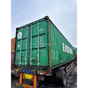 China 60% new 40ft Used Dry Shipping <b>Container</b> Green Color Standard Size Cargo sea worthy - Product Image 3