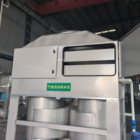 Tour de pulvérisation cyclonique avec moteur de précipitation électrostatique, efficacité de purification de 95 %, équipement d'élimination de la poussière et d'extraction des fumées pour la peinture