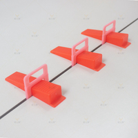 Cales de nivellement modernes rouges en PP réutilisables pour carreaux de porcelaine de différentes tailles et formes – Prix usine