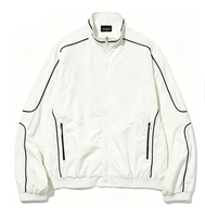 Veste bomber coupe-vent légère de 140 grammes, 100% nylon ripstop, résistante à l'eau, streetwear pour hommes, logo personnalisé, vente en gros