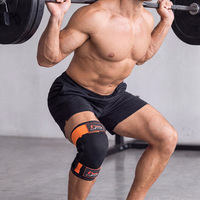 Genouillères de compression à motif imprimé, très vendues, pour haltérophilie et powerlifting