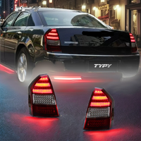 Nouvelles feux arrière LED rouges pour voiture, accessoires modifiés pour 300c 2005-2010